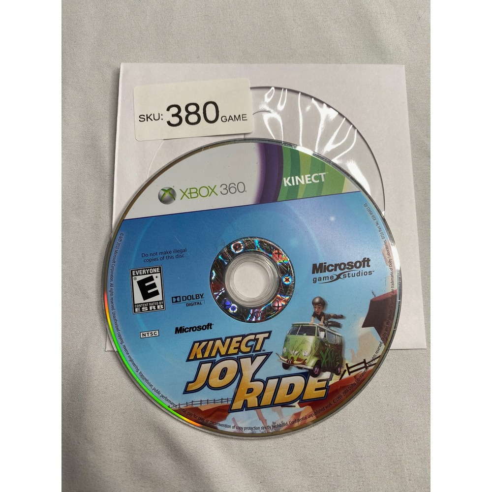 Kinect Joy Ride Microsoft Xbox 360 Video Game Disc Only